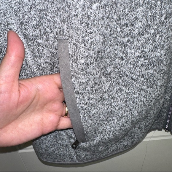 Patagonia gray better sweater, fleece vest full front, zip women’s small - Picture 6 of 14